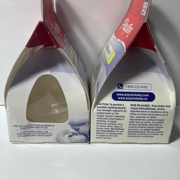 Playtex NaturaLatch Silicone Nipples 3-6M+ Fast 5 (2) Packs - Picture 5 of 13